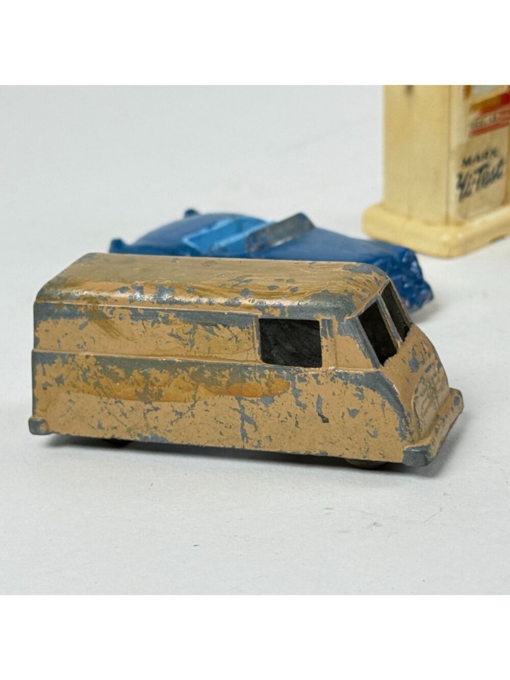 Vintage Goodee Midgetoy Vehicles Marx Gas Pump USA Diecast Toy Car Collection